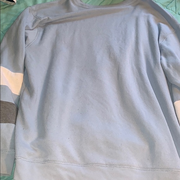 VS PINK Blue, White and Gray Long Sleeved Shirt - Picture 3 of 3